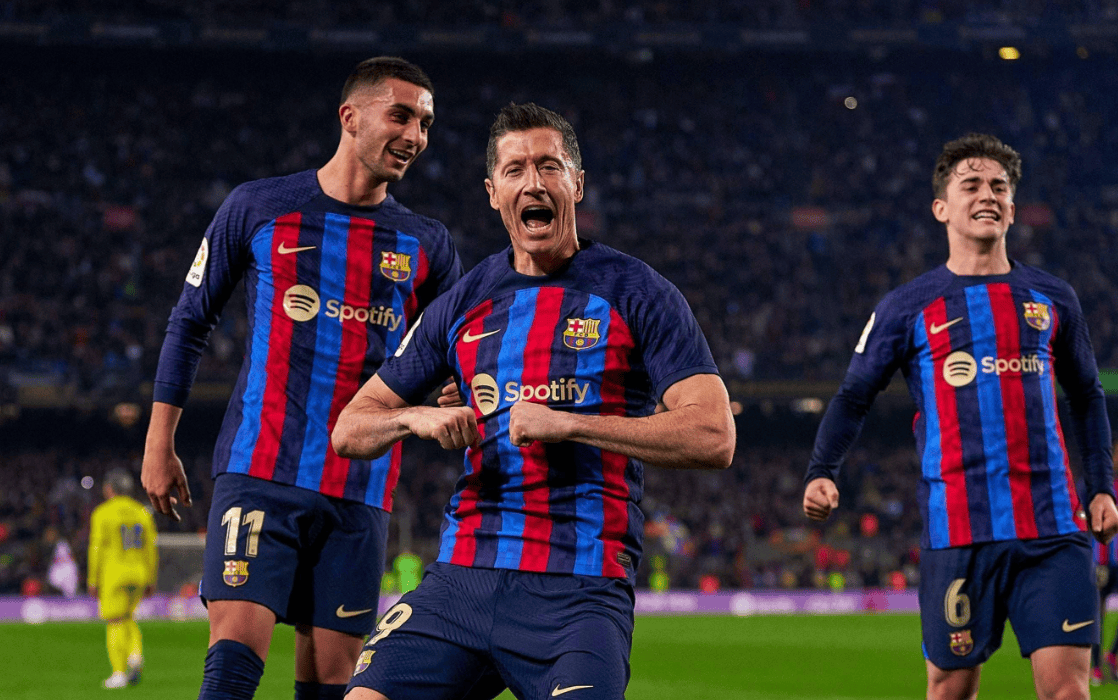 莱万多夫斯基连续三场比赛得分超过反败为胜，巴塞罗那不断突破！的简单介绍